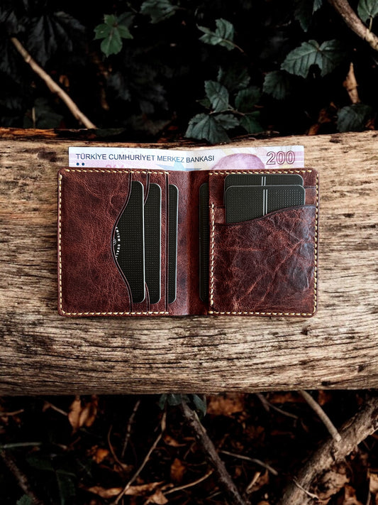 Babil İtalyan Taba Deri Cüzdan (horse leather)