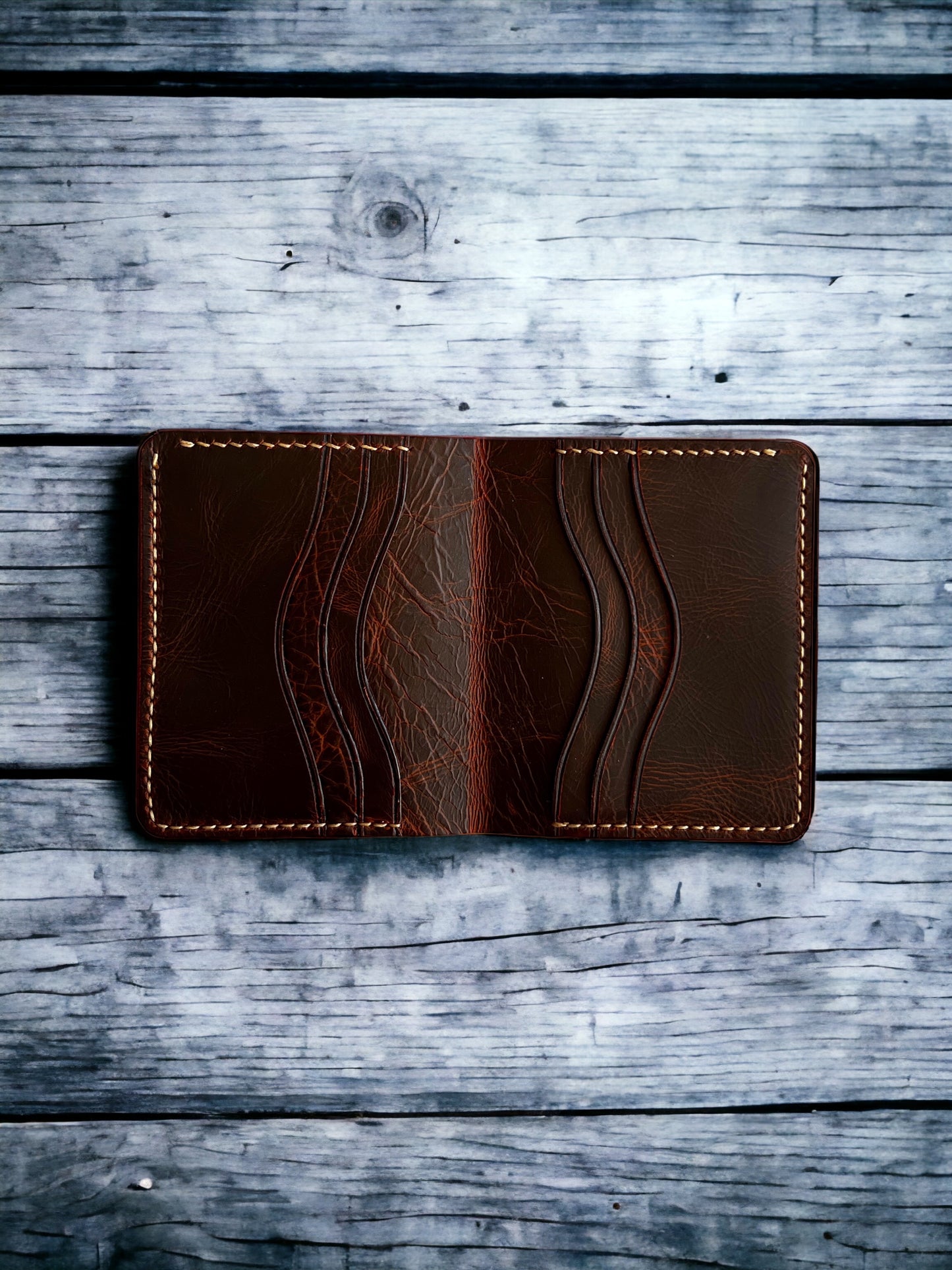 İtalyan Sümer Özel Effect Deri Cüzdan