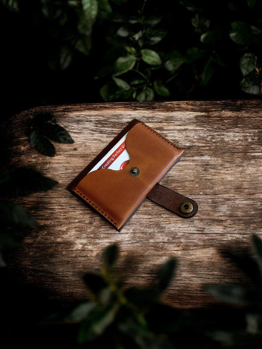 Kapalı Hakiki Deri Minimal Kartlık