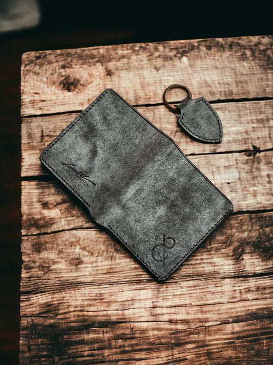 Babil İtalyan Gri Deri Cüzdan