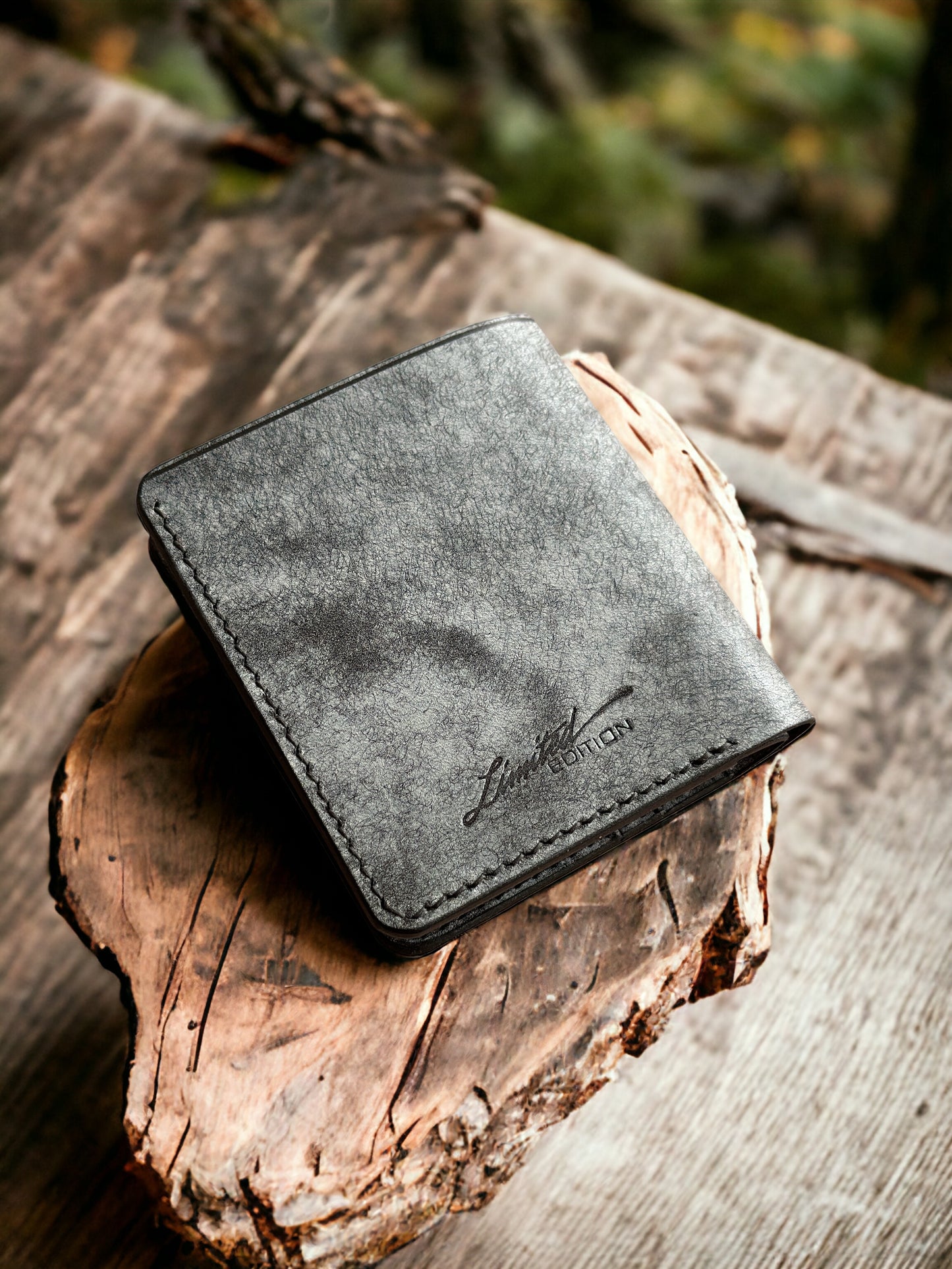 Babil İtalyan Gri Deri Cüzdan