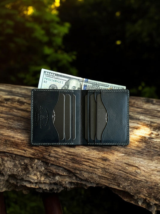 Sümer İtalyan Gri Deri Cüzdan