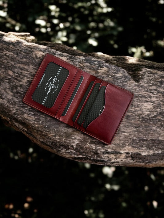 Babil Pm İtalyan Kızıl Kahve Deri Cüzdan