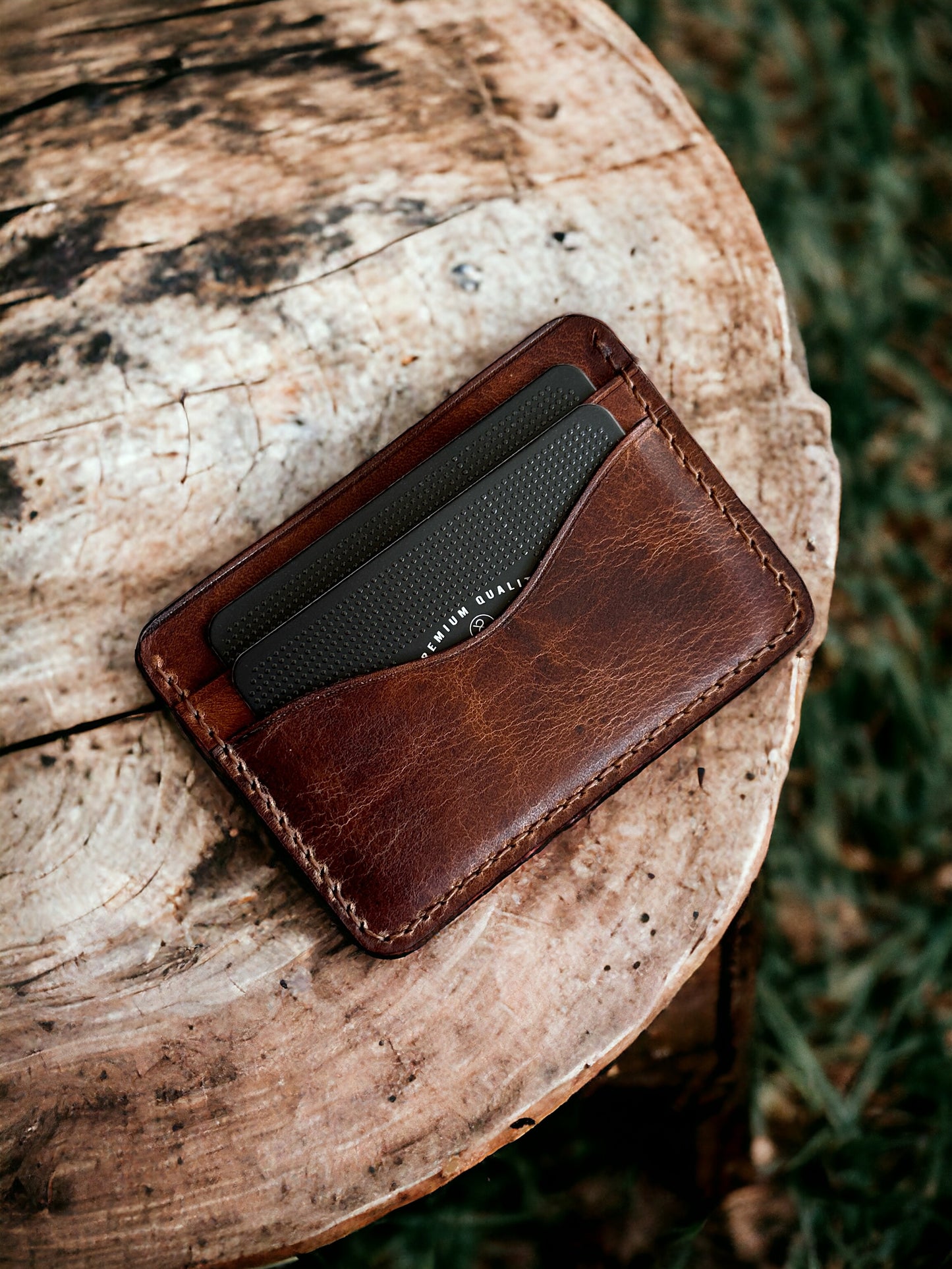 Kızıl Kahve Minimal Kartlık