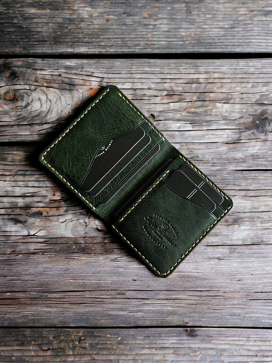 Babil İtalyan Yeşil Deri Cüzdan