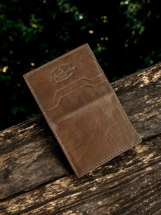 King Kahve Deri Kartlık Cüzdan (Karamel)