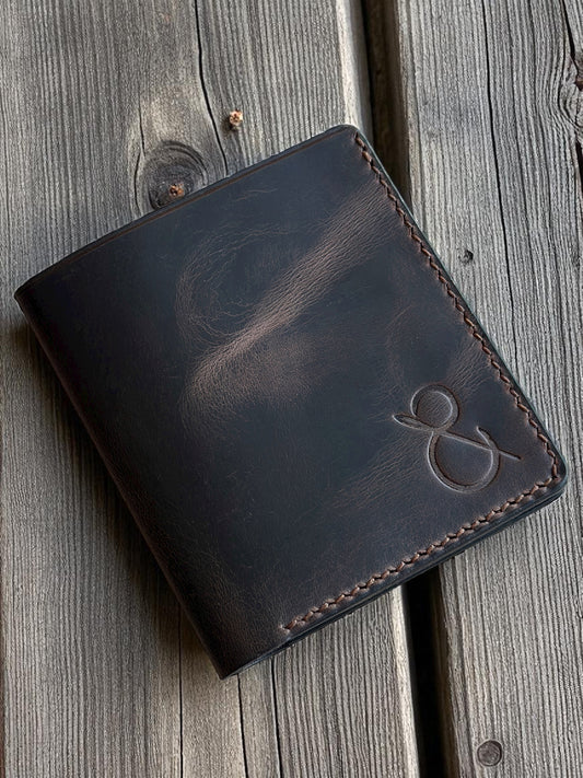 Babil model italyan deri cüzdan - kahverengi