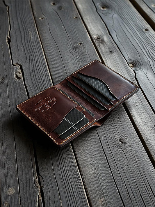 Babil model italyan deri cüzdan - özel taba renk