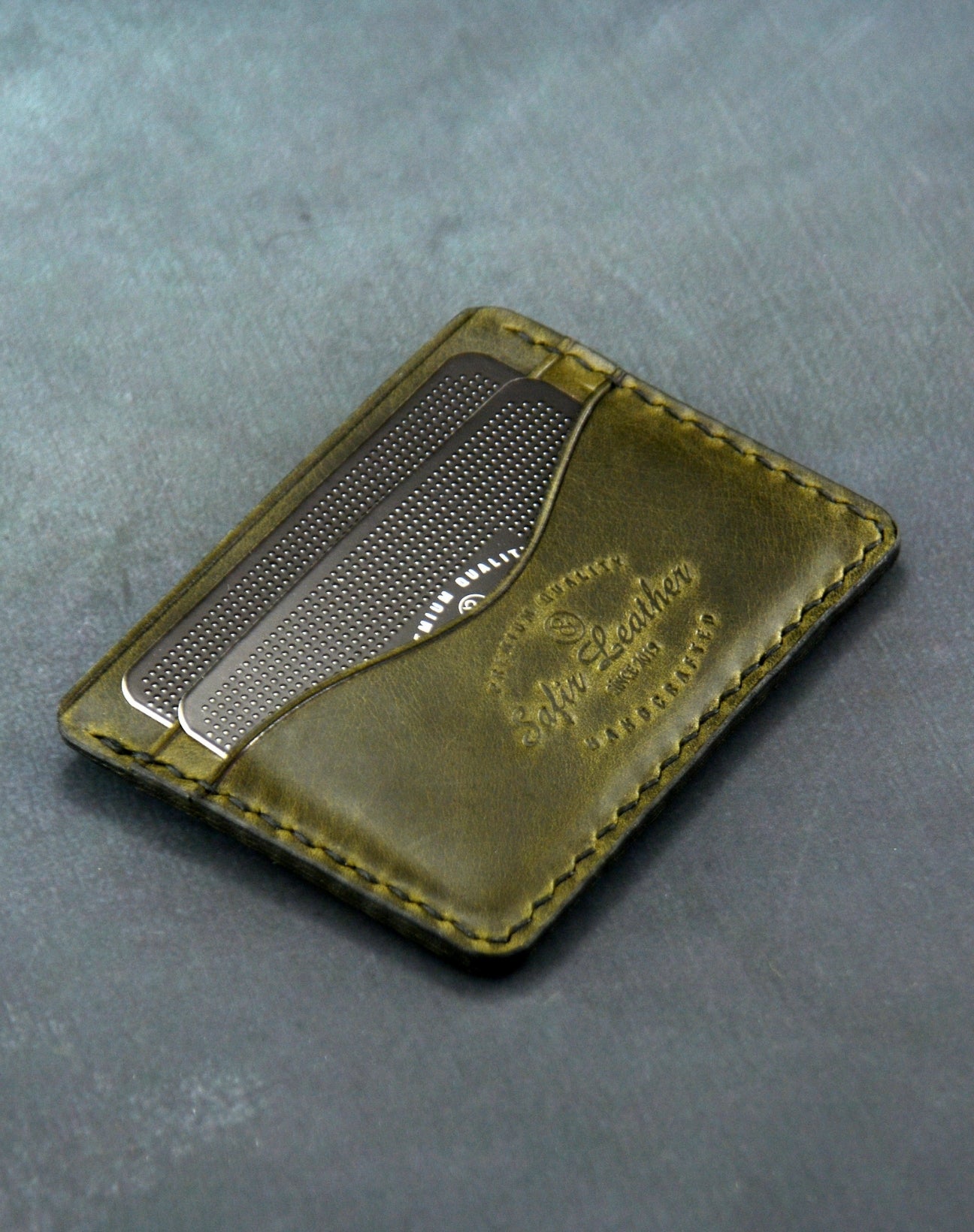 Green Efektli Pull Up Minimal Kartlık