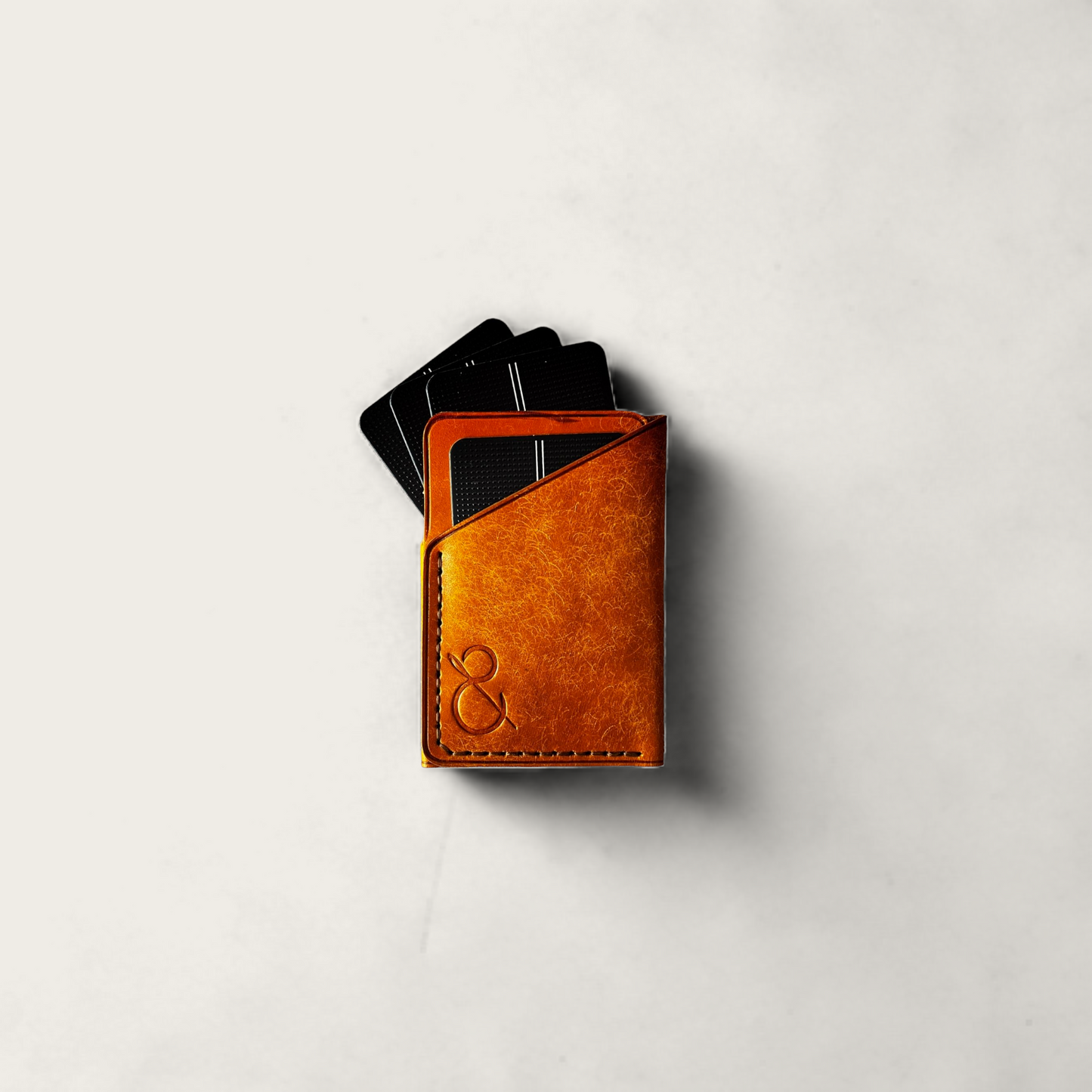 Puenlo Lavinia İtalyan Deri Kartlık (orange)