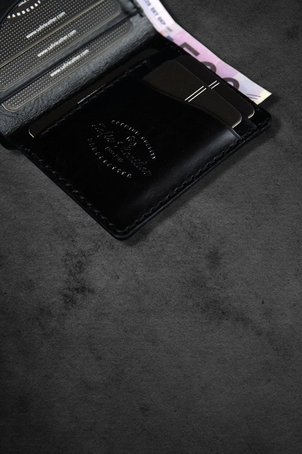 Babil Özel Siyah Deri Cüzdan