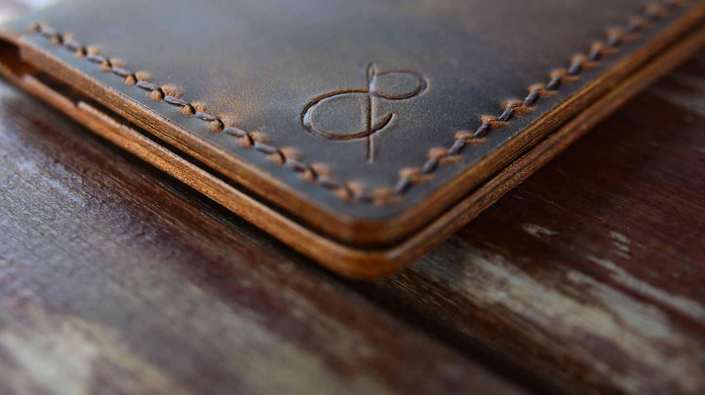 Taba Crazy Deri Kartlık Cüzdan - Safir Leather