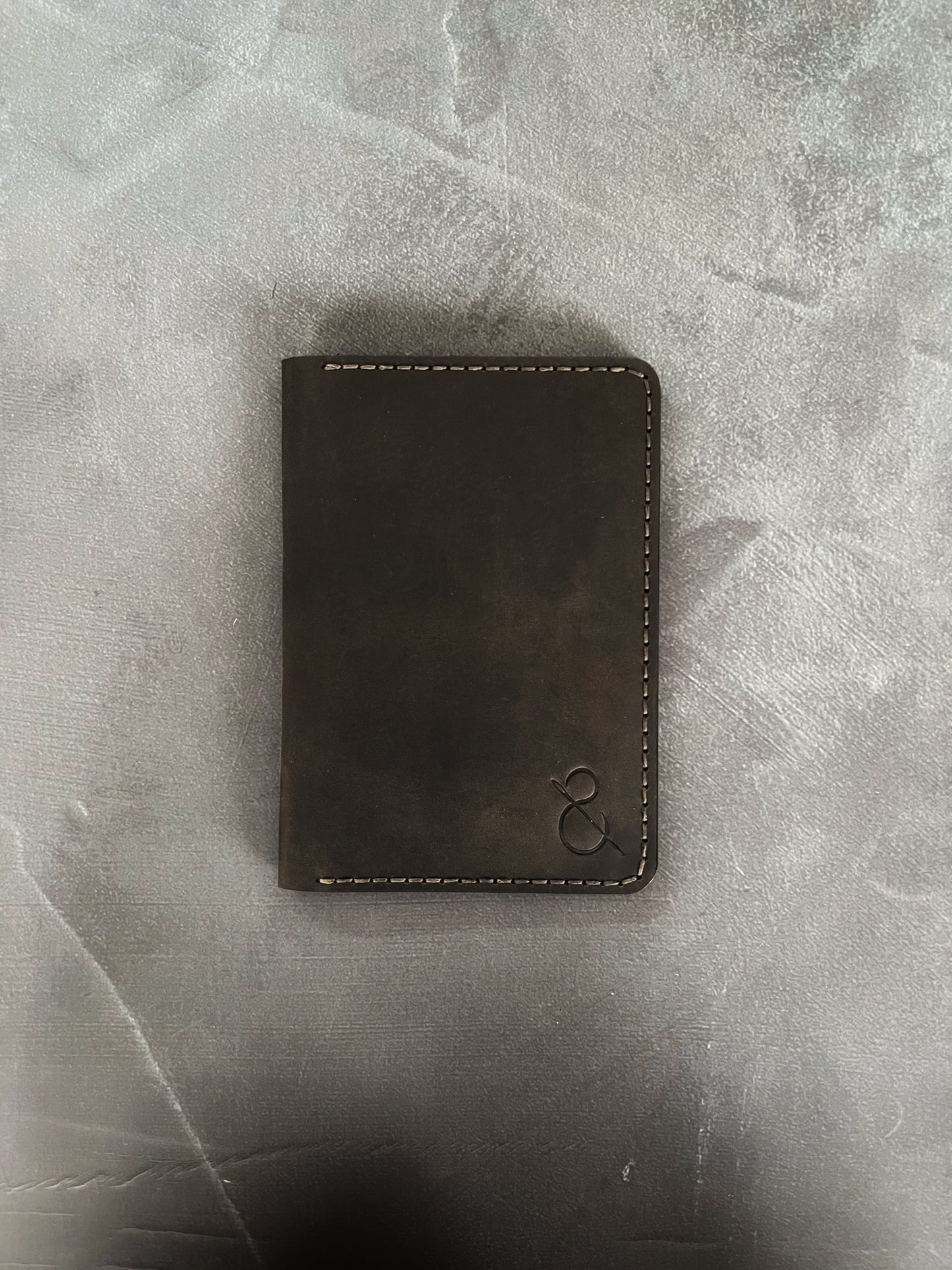 Dark Brown Pasaport Cüzdanı