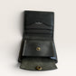 Safir Leather Babil PB İtalyan Haki Deri Cüzdan, el yapımı, çıtçıtlı bozuk para bölmesi ve kartlık.