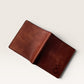 Safir Leather B-King kiremit deri cüzdan, 10x9 cm.