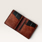 Safir Leather B-King kiremit deri cüzdan, kart bölmeli.
