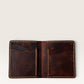 Safir Leather B-King Frisco Taba deri cüzdan, 10x9 cm.