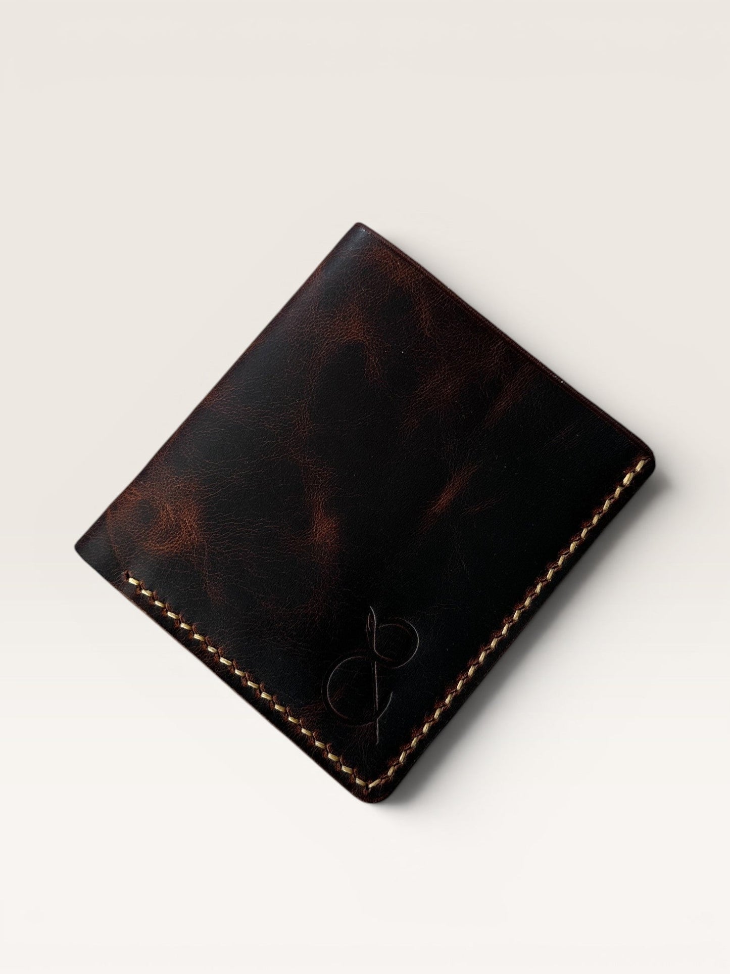 Safir Leather B-King Frisco Taba deri cüzdan, sade tasarım.