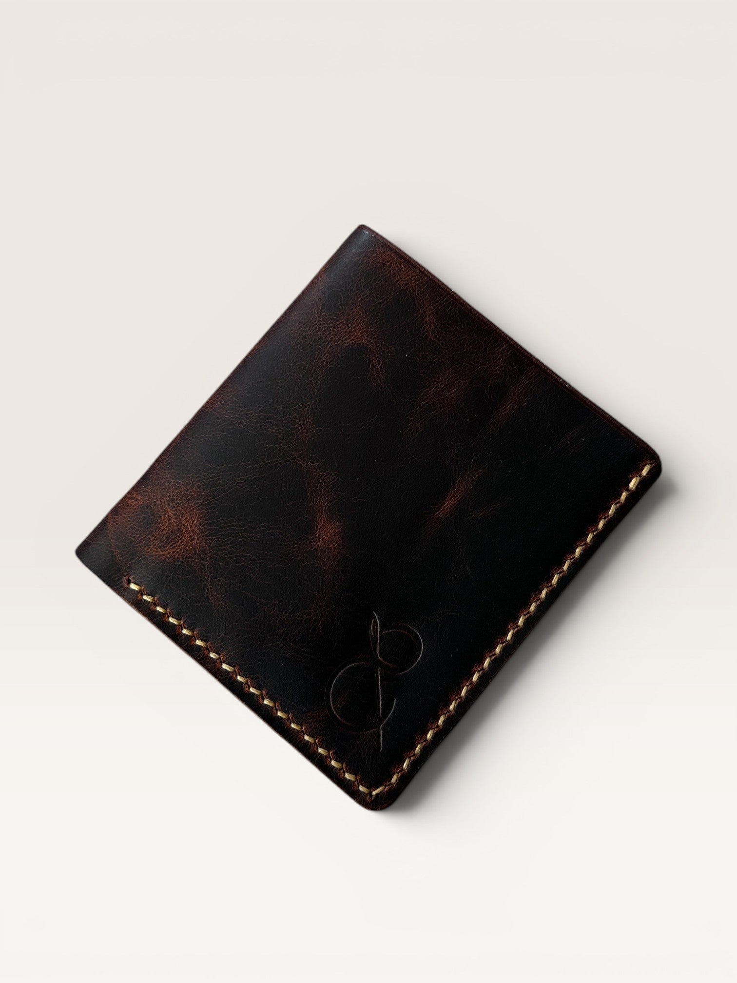 Safir Leather B-King Frisco Taba deri cüzdan, sade tasarım.