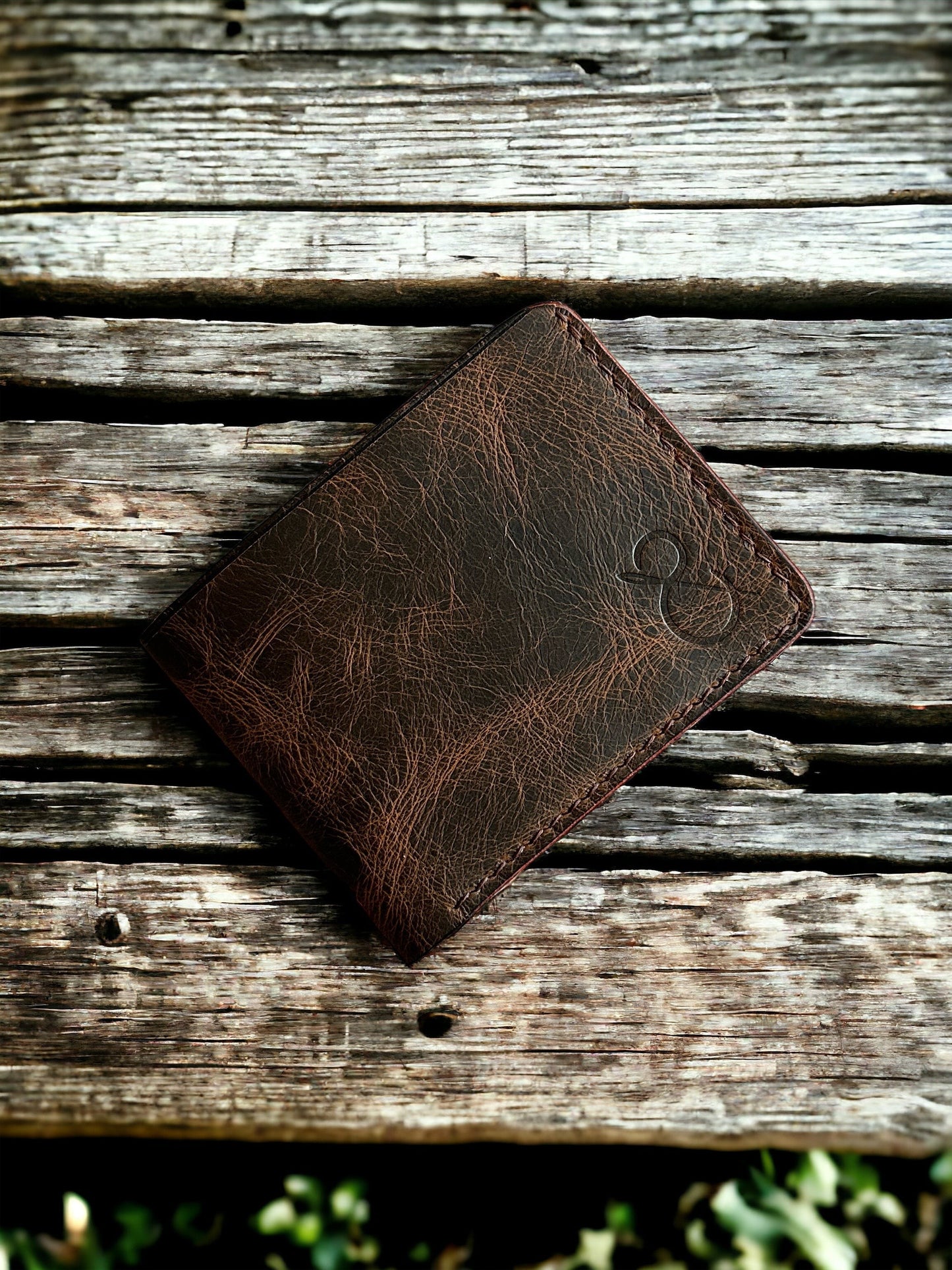 Safir Leather kahve taba rengi, İtalyan derisi, 8 kart bölmeli ve nakit para bölmeli erkek cüzdanı.