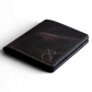 Safir Leather Babil model kahverengi İtalyan deri cüzdan, el yapımı, 10x9cm kapalı boyut, kart bölmeli.