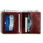 Safir Leather el yapımı taba rengi İtalyan deri cüzdan, kart ve para bölmeli, şık ve dayanıklı aksesuar.