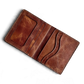 Safir Leather Babil PM Gold İtalyan deri cüzdan, kart ve nakit için pratik bölmeli.